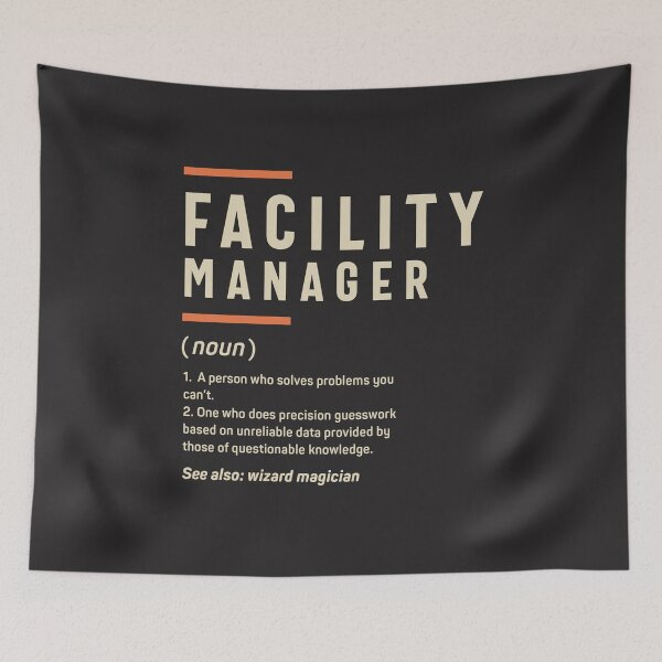 Item preview, Funny Job Occupation - Facility Manager Definition designed and sold by cidolopez.