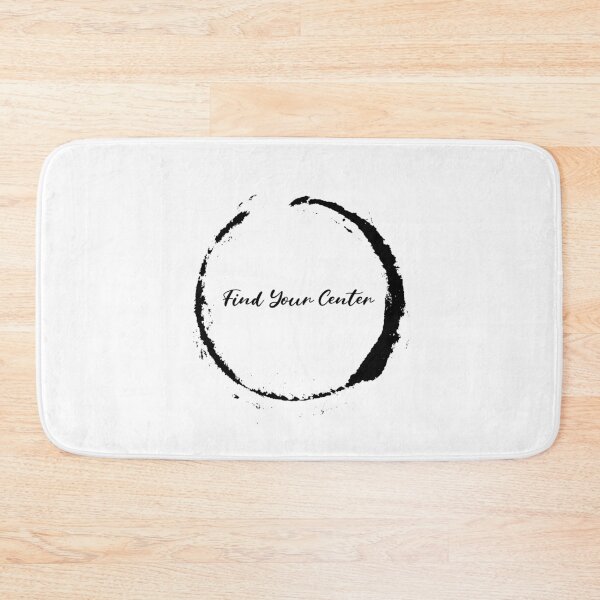 Item preview, Find Your Center Zen Circle Adult Meditation Black Version designed and sold by DigitalDumpling.
