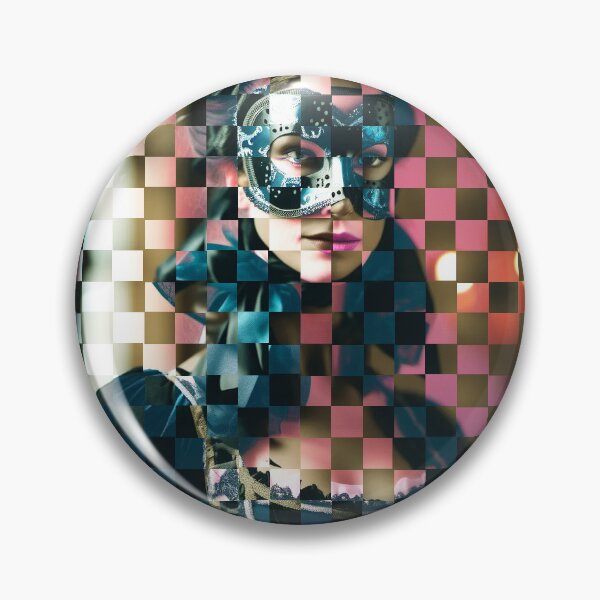 Item preview, Harlequin - Rococo Woman Designer Art designed and sold by Talia Felix.