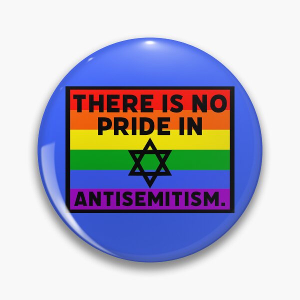 Item preview, There is no pride in antisemitism  designed and sold by Rachel the Artist .