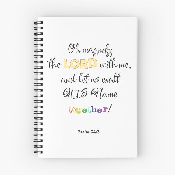 Item preview, Psalm 34:3 designed and sold by CreationzByPixi.