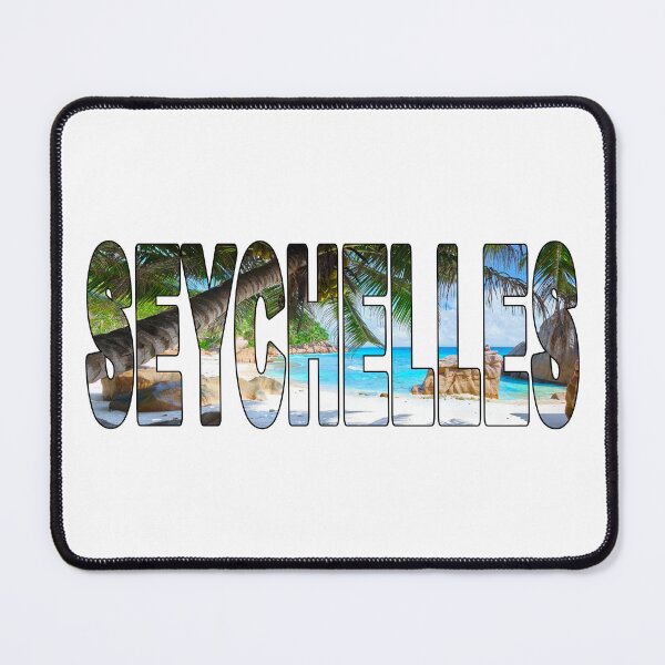 Item preview, SEYCHELLES - Anse Patates Beach Under a Palm Tree designed and sold by Adam Gormley.