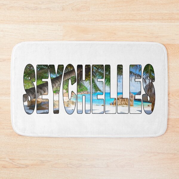 Item preview, SEYCHELLES - Anse Patates Beach Under a Palm Tree designed and sold by Adam Gormley.
