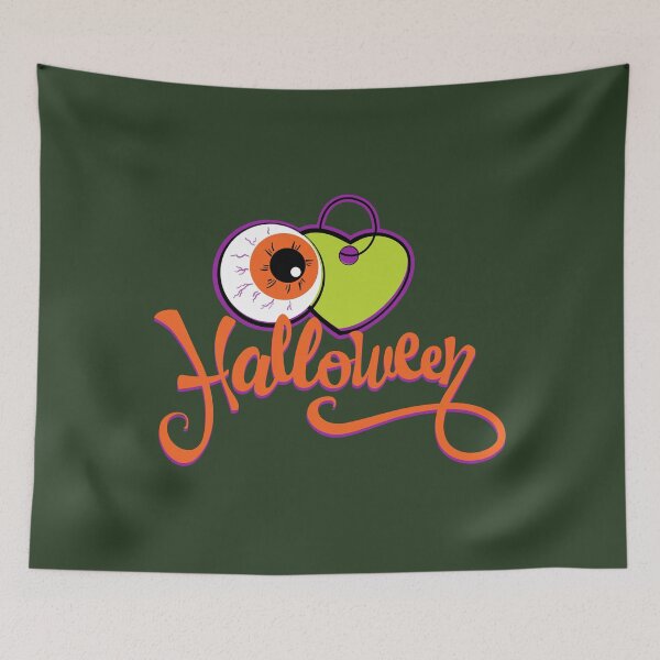 Item preview, Eye Love Halloween - Army Green designed and sold by MaestroTAVI.