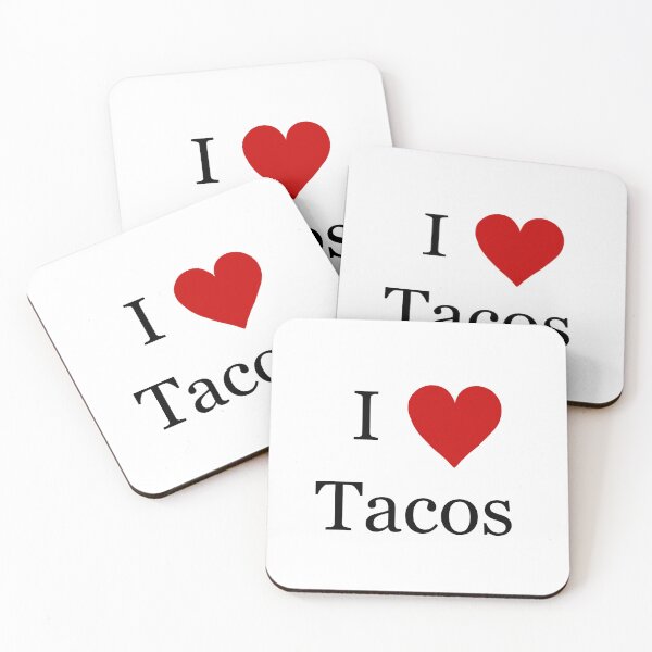 Item preview, I love tacos designed and sold by BurbleCat.