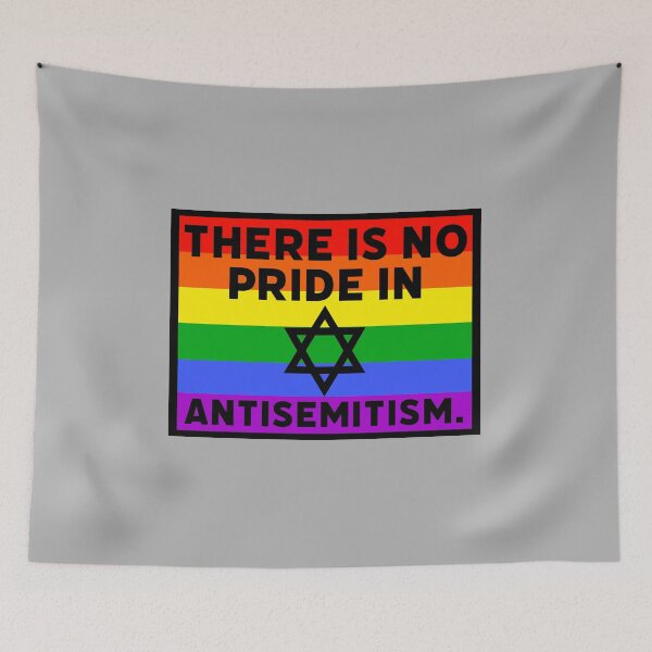 Item preview, There is no pride in antisemitism  designed and sold by Rachel the Artist .