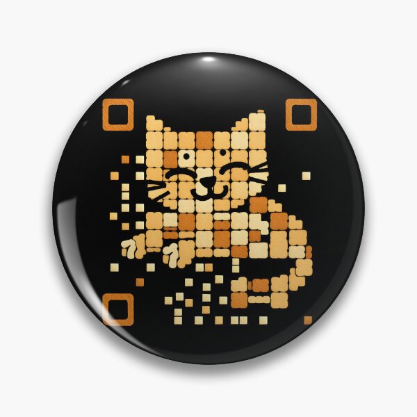 Item preview, Pixel Purrfection - QR Code Feline designed and sold by deepakrode7.