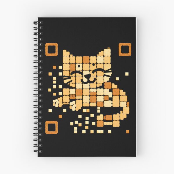 Item preview, Pixel Purrfection - QR Code Feline designed and sold by deepakrode7.