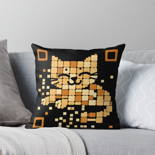 Item preview, Pixel Purrfection - QR Code Feline designed and sold by deepakrode7.