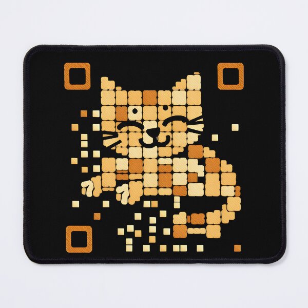 Item preview, Pixel Purrfection - QR Code Feline designed and sold by deepakrode7.