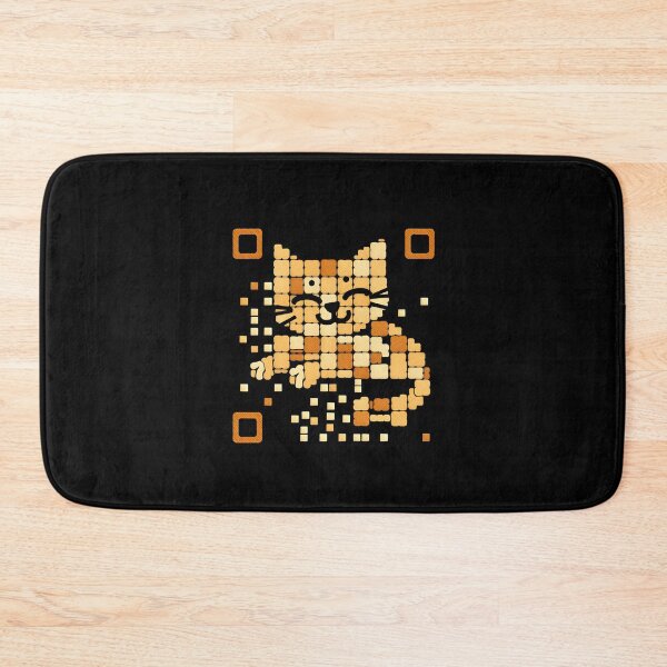 Item preview, Pixel Purrfection - QR Code Feline designed and sold by deepakrode7.