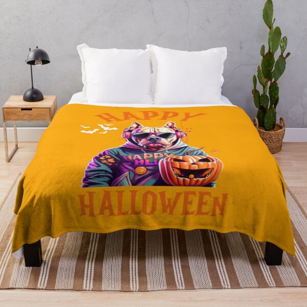 Item preview, Funny Happy Halloween Cool Pitbull designed and sold by R&BApparel.