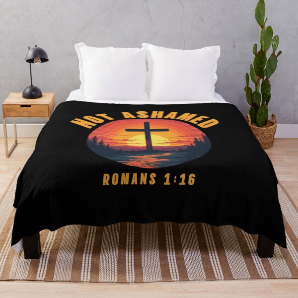 Item preview, Retro Not Ashamed Christian Quote,Men's Retro Bible Verse ,Women's Christian Gospel Quotes, Inspirational Christian Woman Design designed and sold by mattlee20.