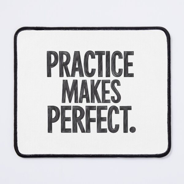 Item preview, Practice Makes Perfect Motivational Quote designed and sold by JoyfulDesigns9.