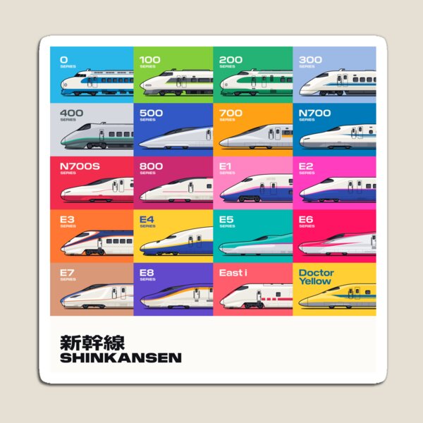 Item preview, Shinkansen Bullet Train Gittermuster designed and sold by VoodooCircus.