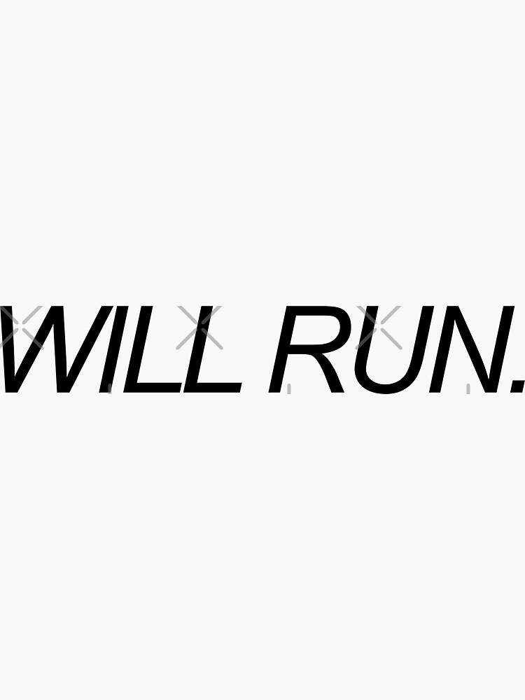WILL Black Sticker for Sale by TheKorozOutlet Redbubble