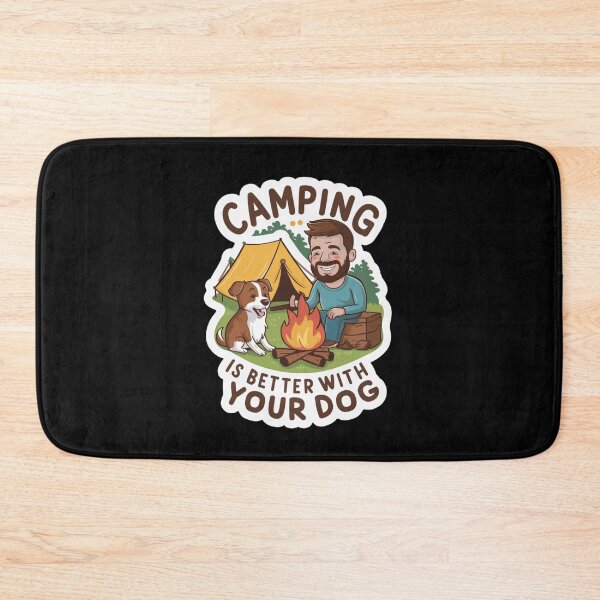 Item preview, Camping is Best With Your Dog. designed and sold by Peter Stawicki.