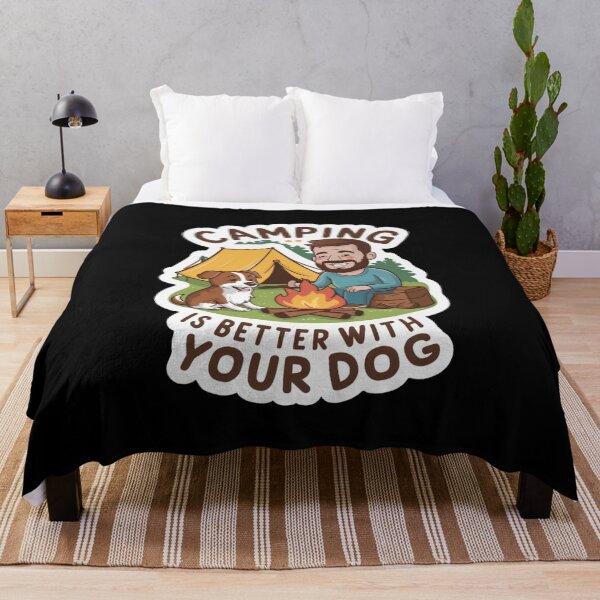 Item preview, Camping is Best With Your Dog. designed and sold by Peter Stawicki.