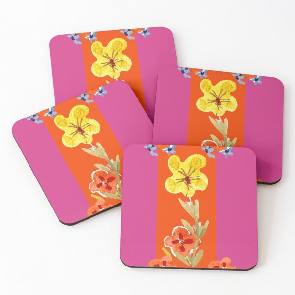 Item preview, Pink And Orange Joyful Floral. designed and sold by SalsySafrano.