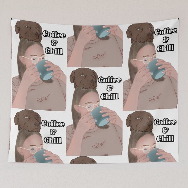 Item preview, Coffee and chill designed and sold by Artistkhg.