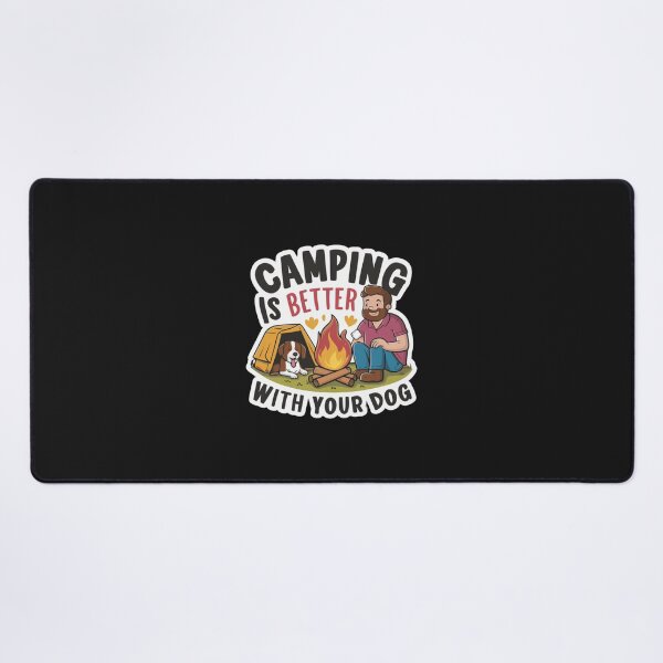Item preview, Camping is Best With Your Dog designed and sold by Peter Stawicki.