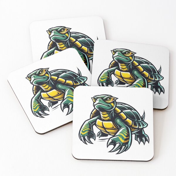 Item preview, Edgy Yellow-bellied Slider - Cool Cartoon Turtle designed and sold by takeng07.