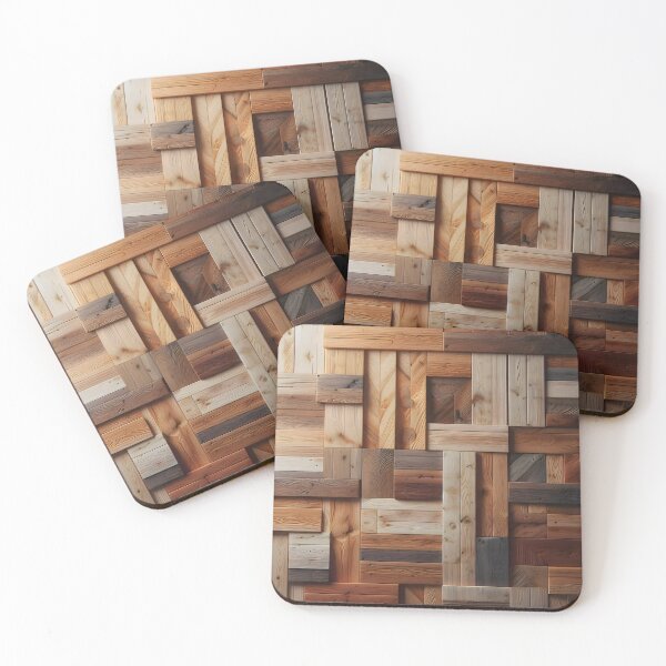 Item preview, Rustic Wood Panel Geometric Art designed and sold by CitrineLinker.
