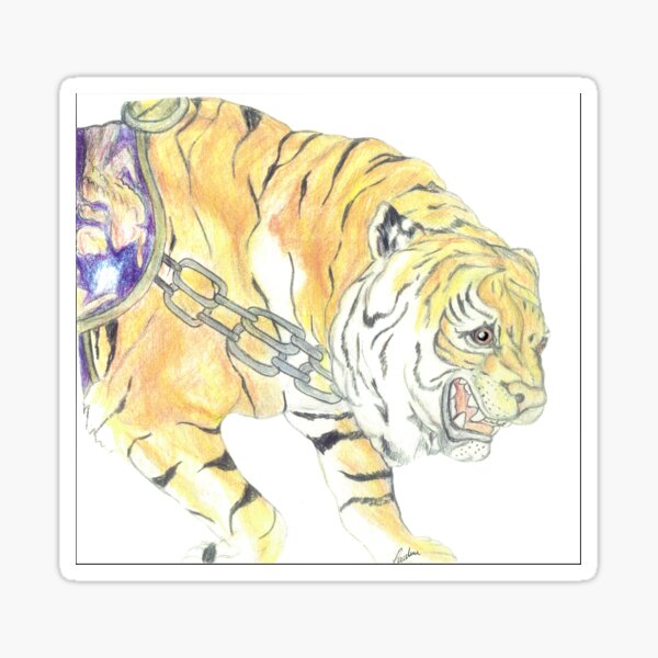 Spokane Loof Tiger Sticker