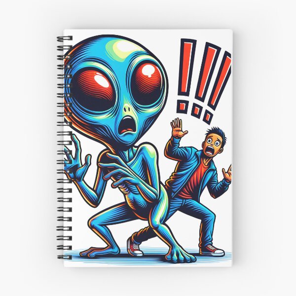 Item preview, Camiseta de extraterrestre irónico con miedo a los humanos designed and sold by Travelcases.