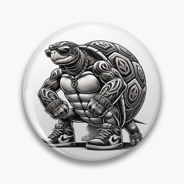 Item preview, Full-Body Florida Box Turtle - Cool Cartoon Art" designed and sold by takeng07.