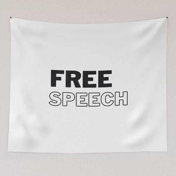 Item preview, Free Speech  designed and sold by CapriCreatives.