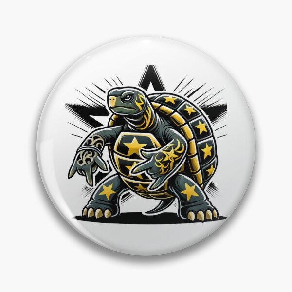 Item preview, Dynamic Burmese Star Tortoise - Cool Cartoon Art designed and sold by takeng07.