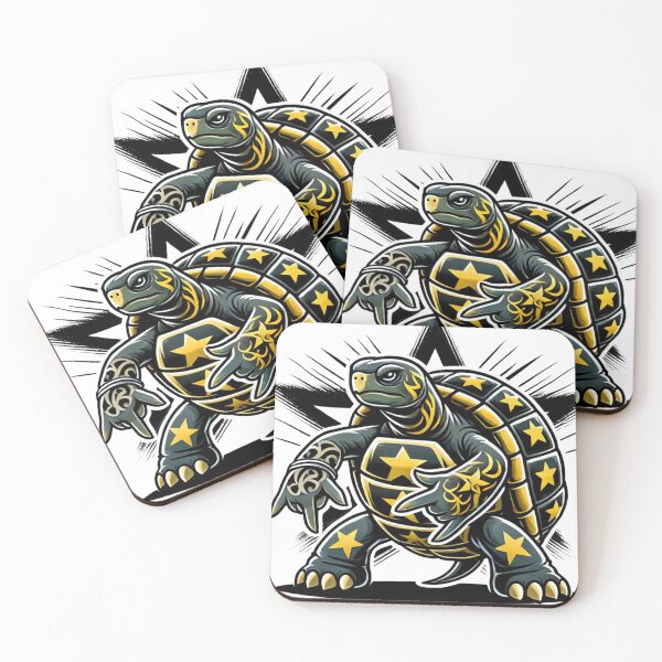 Item preview, Dynamic Burmese Star Tortoise - Cool Cartoon Art designed and sold by takeng07.