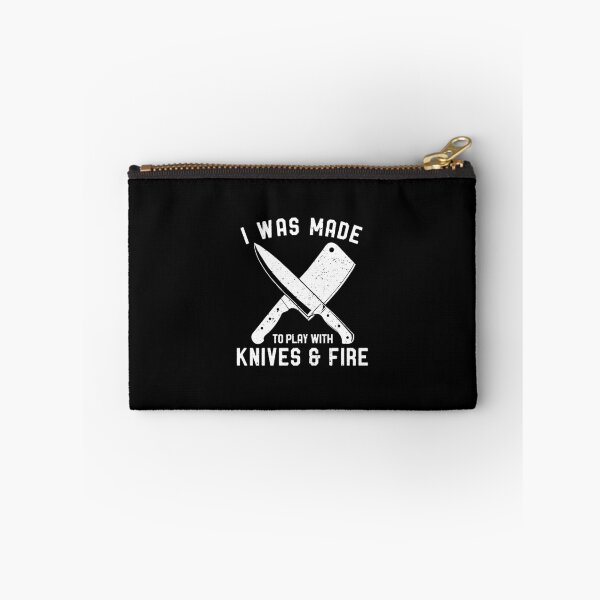 Item preview, I Was Made to Play With Knives & Fire - Chef Gift designed and sold by crenaviolena.