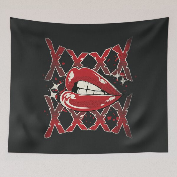 Item preview, XXXXXXXX Hot Lips - Red & Garnet designed and sold by ORuaircDesigns.
