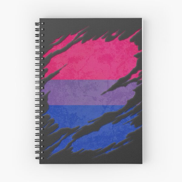 Item preview, Bisexual Pride Flag Ripped Reveal designed and sold by Patrick Hiller.