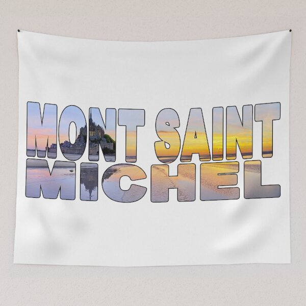 Item preview, MONT SAINT MICHEL - Normandy France Sunset Reflections designed and sold by Adam Gormley.