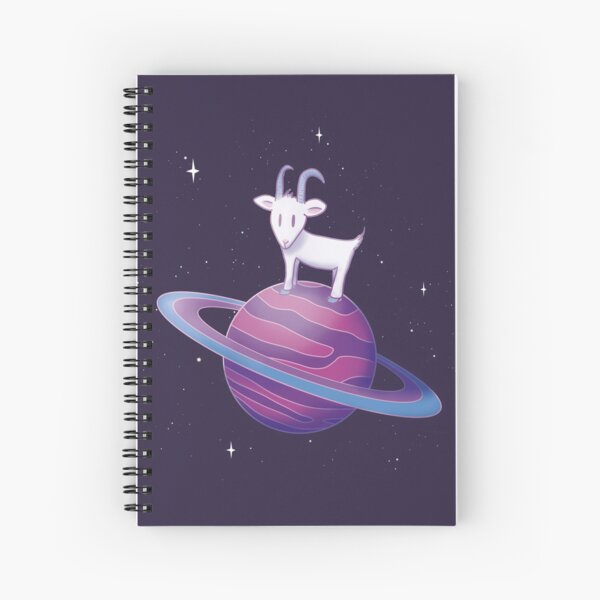 Space Goat Spiral Notebook