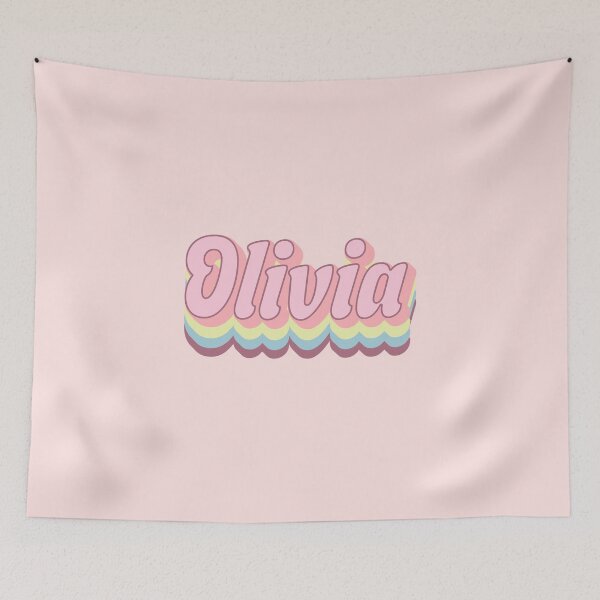 Item preview, Custom Retro Logo Print Olivia Name Photographic Print Logos  designed and sold by Marty Party .