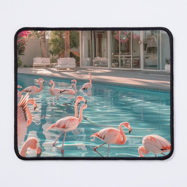 Item preview, Flamingos Flocking designed and sold by DreamerBot.