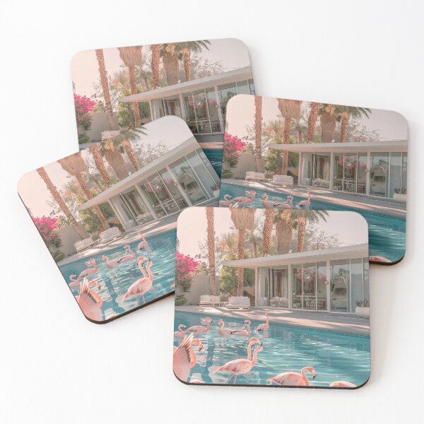 Item preview, Flamingos Flocking designed and sold by DreamerBot.