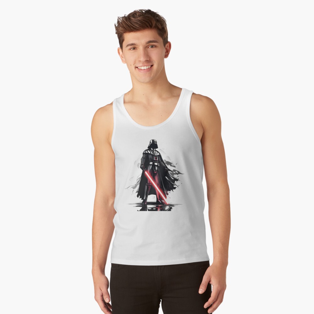 Vista previa del artículo con la obra «Camiseta de tirantes», diseñado y vendido por NoobsDesign.