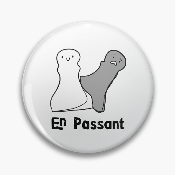 Item preview, En Passant line art version designed and sold by MaddaMom.