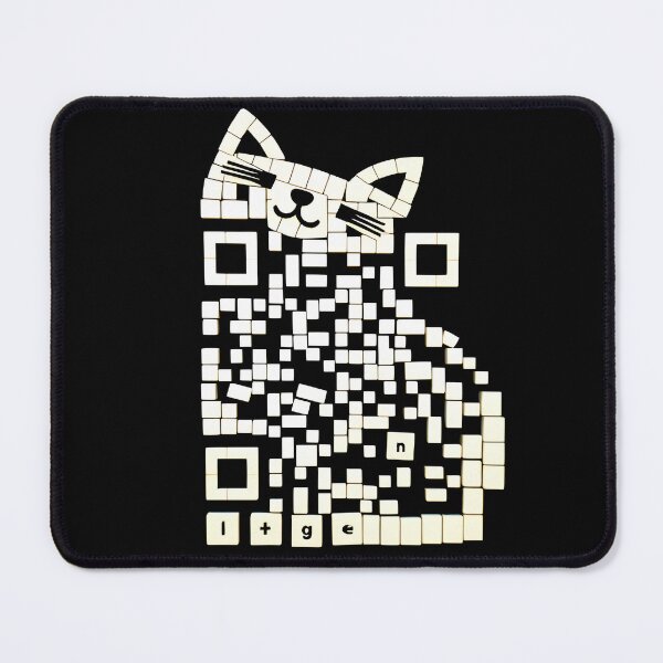 Item preview, Pixel Purrfection - QR Code Feline designed and sold by deepakrode7.