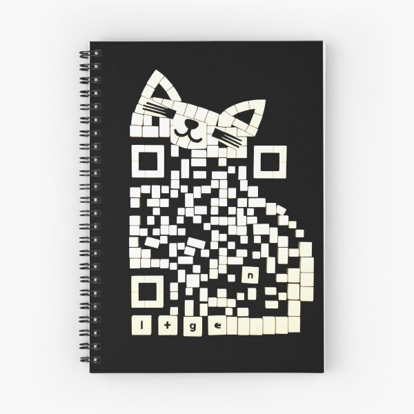 Item preview, Pixel Purrfection - QR Code Feline designed and sold by deepakrode7.