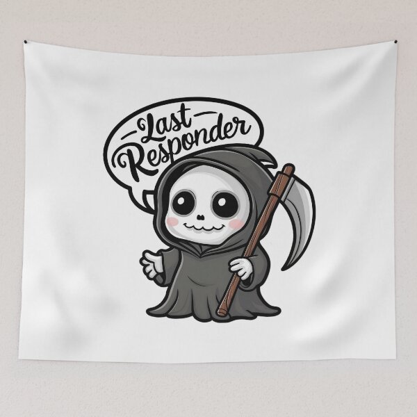 Item preview, Cute Grim Rraper Last Responder designed and sold by PlanetMarker.