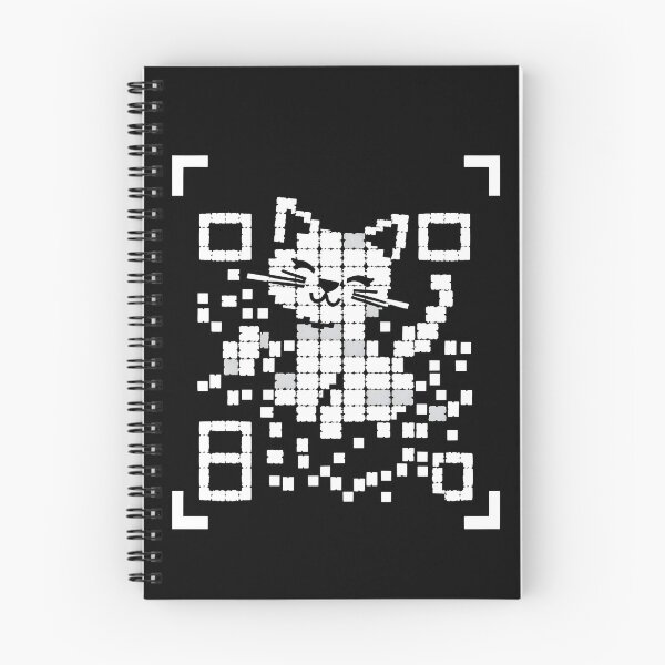 Item preview, Pixel Purrfection - QR Code Feline designed and sold by deepakrode7.