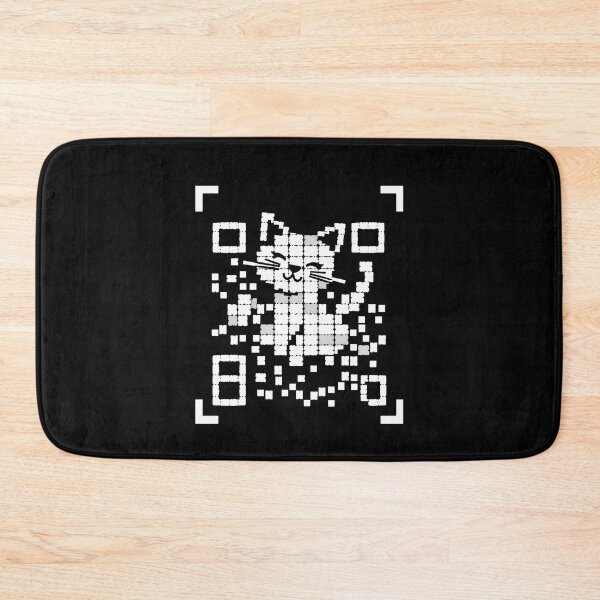 Item preview, Pixel Purrfection - QR Code Feline designed and sold by deepakrode7.
