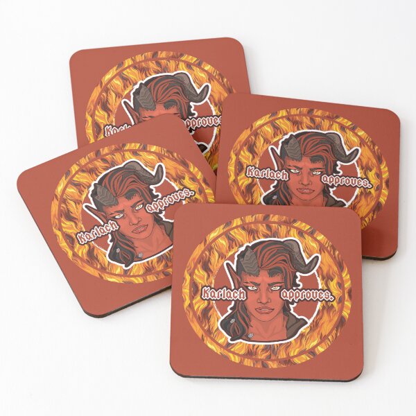 Item preview, Karlach Approves Baldur's Gate designed and sold by SpookyCuteCharm.