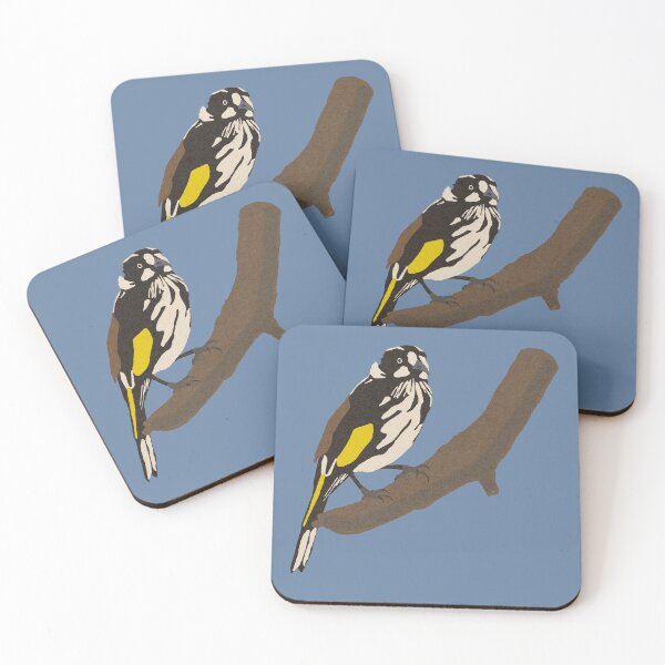 Artikelvorschau, New Holland Honigfresser Vogel Art_Nr.01 entworfen und verkauft von SEADOGPRINTS.